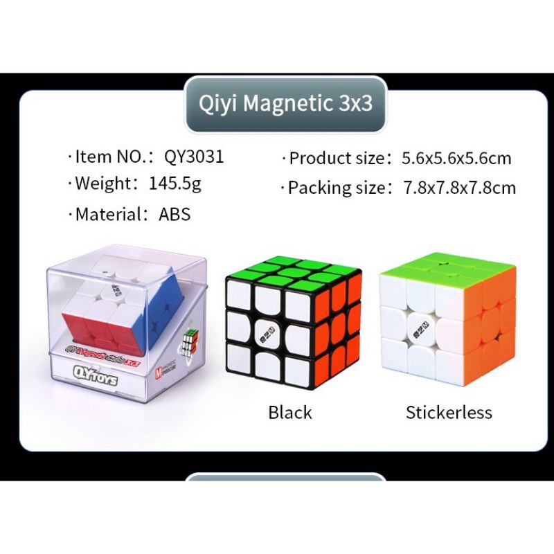 Rubik 3x3 QiYi MS 3x3x3 Có Nam Châm