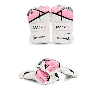 Găng Tay Hở Ngón Bằng Da PU Tập Luyện Muay Thái Boxing / Karate / Muay Thai Cho Nam Và Nữ