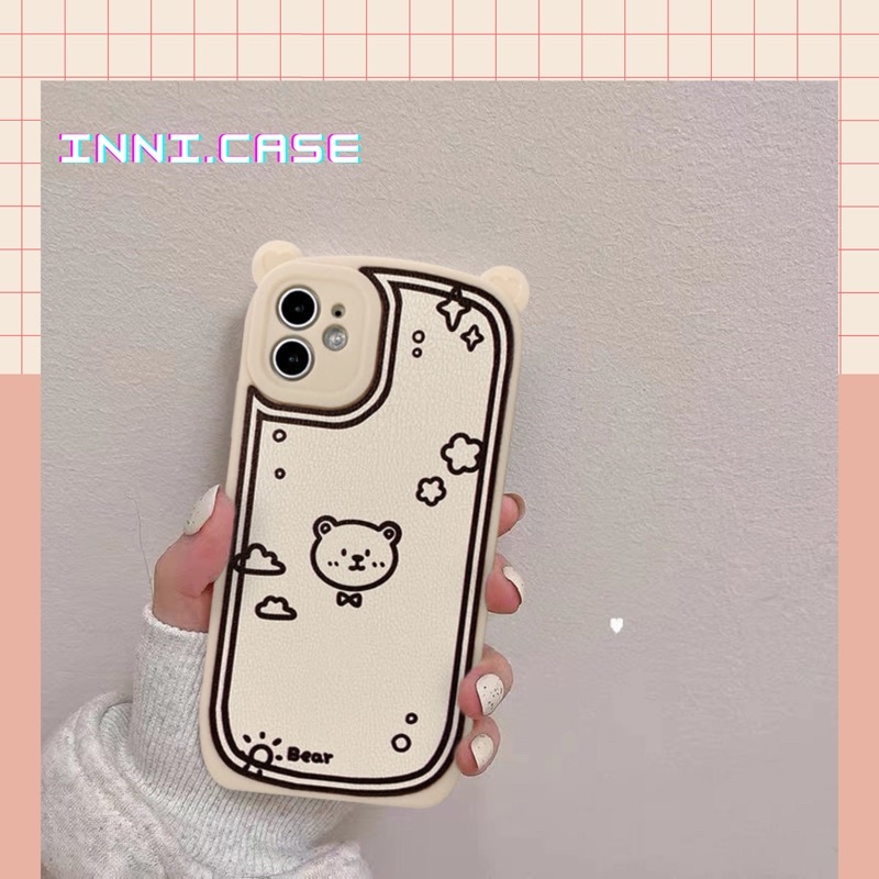 Ốp Iphone mặt gấu 13 Pro Max/13/13 Pro/12 Pro Max/12/12 Pro/11 Pro Max/11/Xs Max/X/Xs/8 Plus/7 Plus