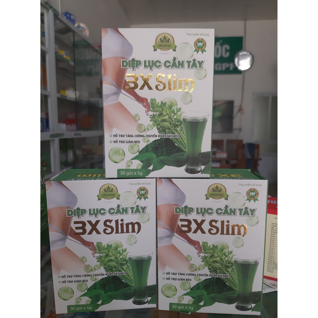 diệp lục cần tây giảm cân, đẹp da