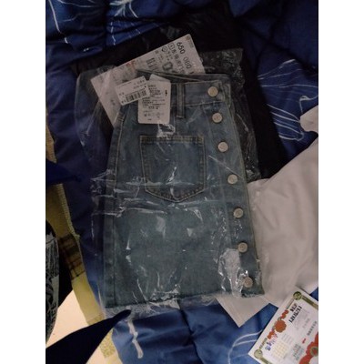 [Order 7-10 ngày] Chân váy jeans cúc lệch (Kèm ảnh thật) | BigBuy360 - bigbuy360.vn