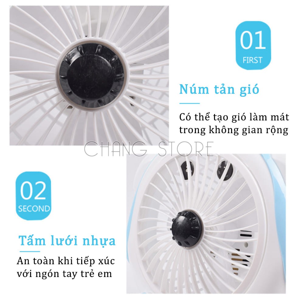 Quạt Cắm Điện Mini Hình Thú Dễ Thương Cho Bé Yêu