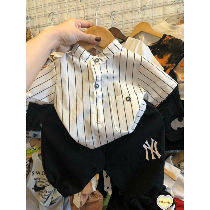 Bộ NY cổ tàu cho bé( ảnh thật shop chụp a)