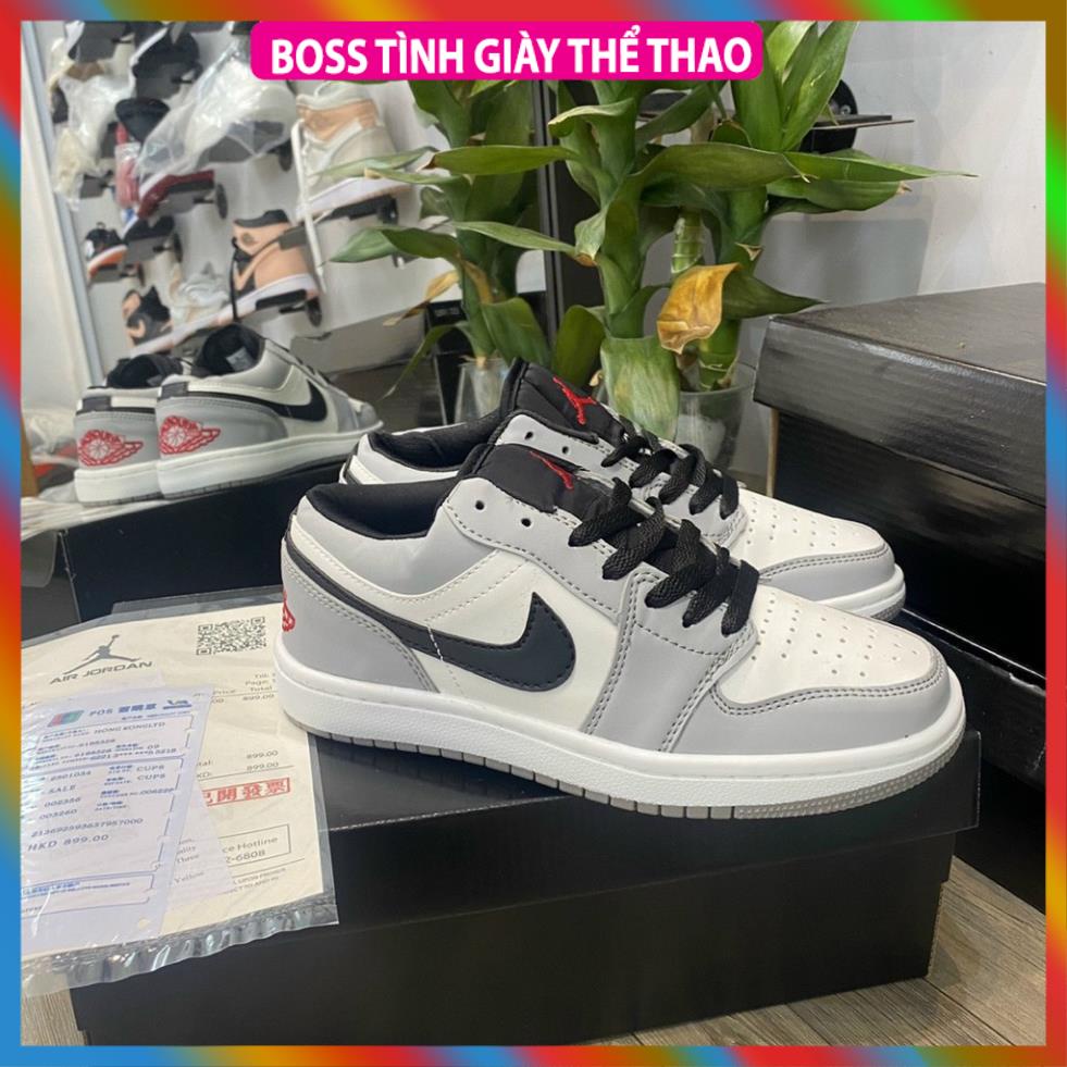 Giày JORDAN 1 Low đen trắng , Giày Sneaker 𝐉𝐎𝐃𝐀𝐍 1 Panda THẤP CỔ Màu Đen Trắng-Tình