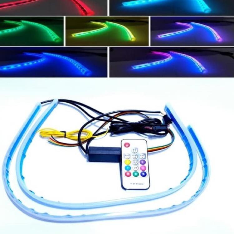 Đèn Led Rgb Zdm 30cm 45cm 45cm Pcx Lexi Adv Điều Khiển Từ Xa Thay Đổi Màu Sắc Độc Đáo