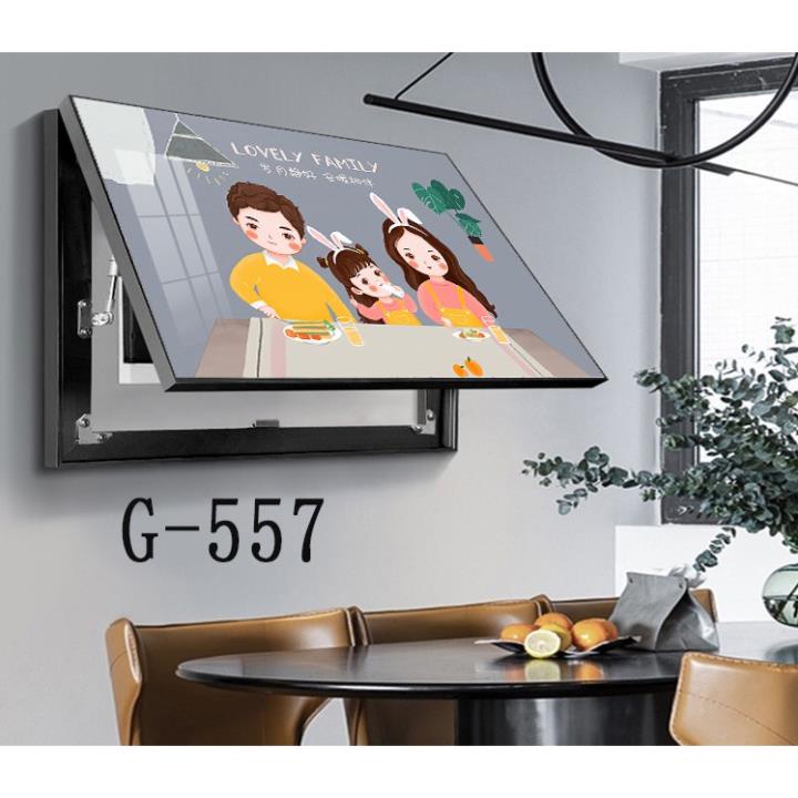 HOT Tranh Treo Tường Canvas che ổ điện, che vết nứt, che atomat nhiều mẫu Dạng Lật