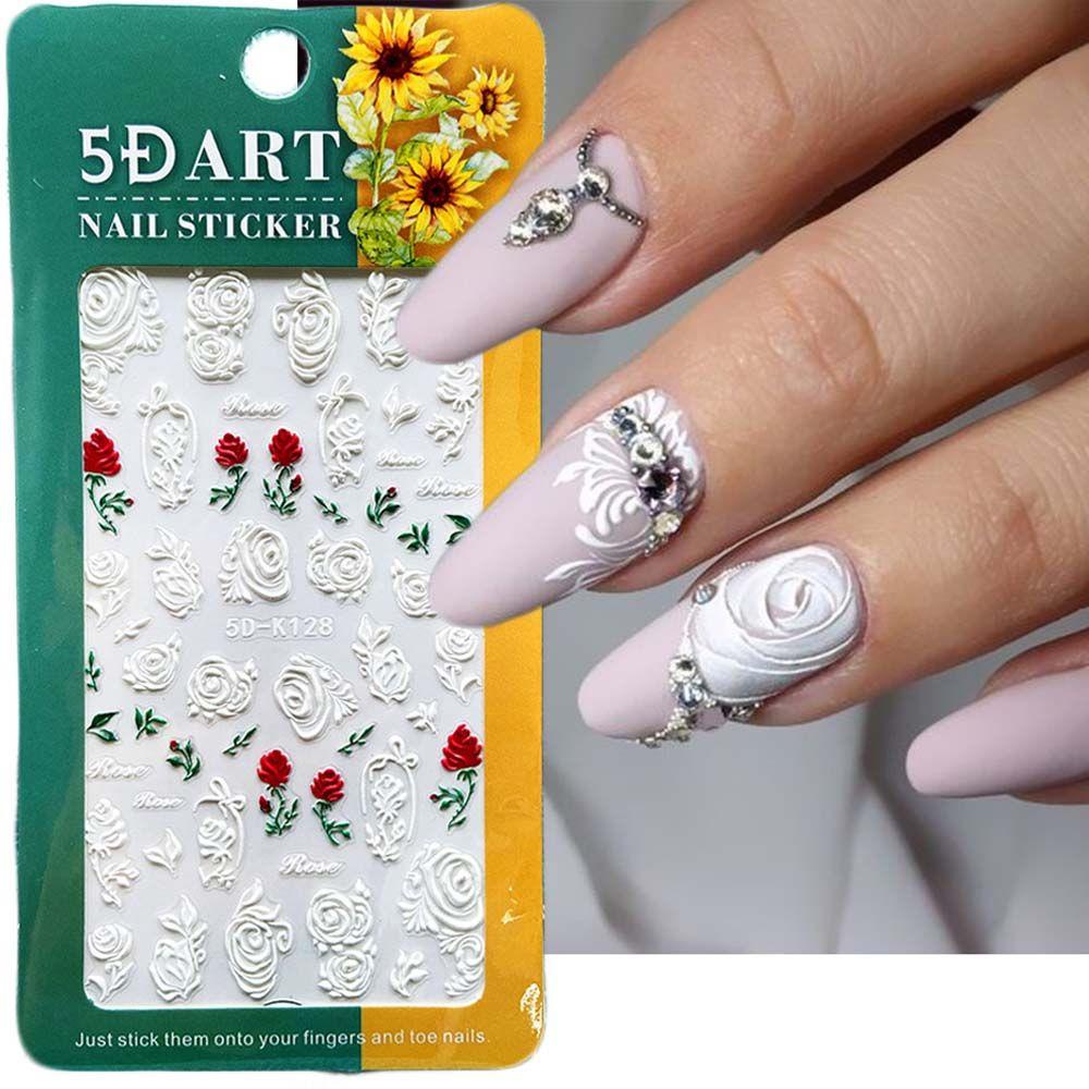 Hộp Phụ Kiện Trang Trí Móng Tay Nghệ Thuật 5D DIY Thời Trang