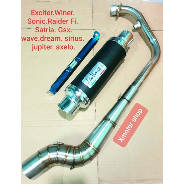 Pô Leovince gắn Exciter winer winer x sonic raider satria gsx và các dòng xe khác.