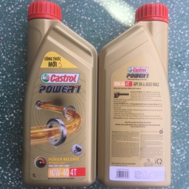 Nhớt Castrol power 1 lit chính hãng