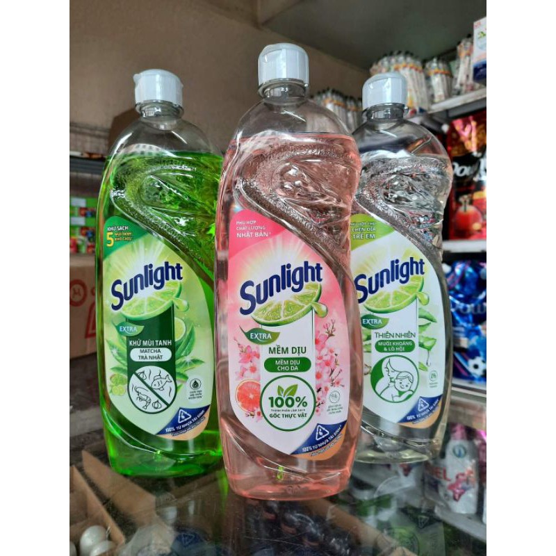 Nước rửa chén SUNLIGHT 750G Thiên Nhiên / Chanh