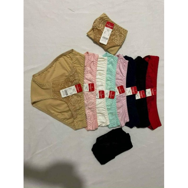 combo 10 quần lót cotton phối ren triumtp