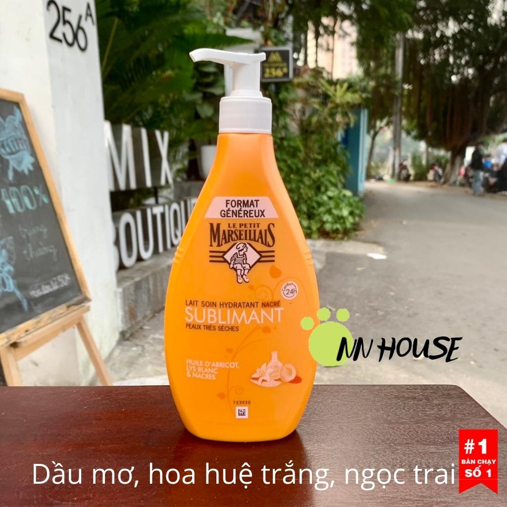 Sữa dưỡng thể body, toàn thân Le petit Marseillais dưỡng ẩm,tái tạo da,chăm sóc da mịn màng glycerin body lotion massage