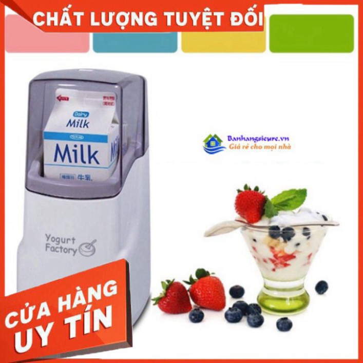 Máy Làm Sữa Chua Nhật Bản Tại Nhà Yogurt Maker, 3 Nút Tự Động Công Nghệ Mới, Bảo Hành 12 Tháng - VietShop