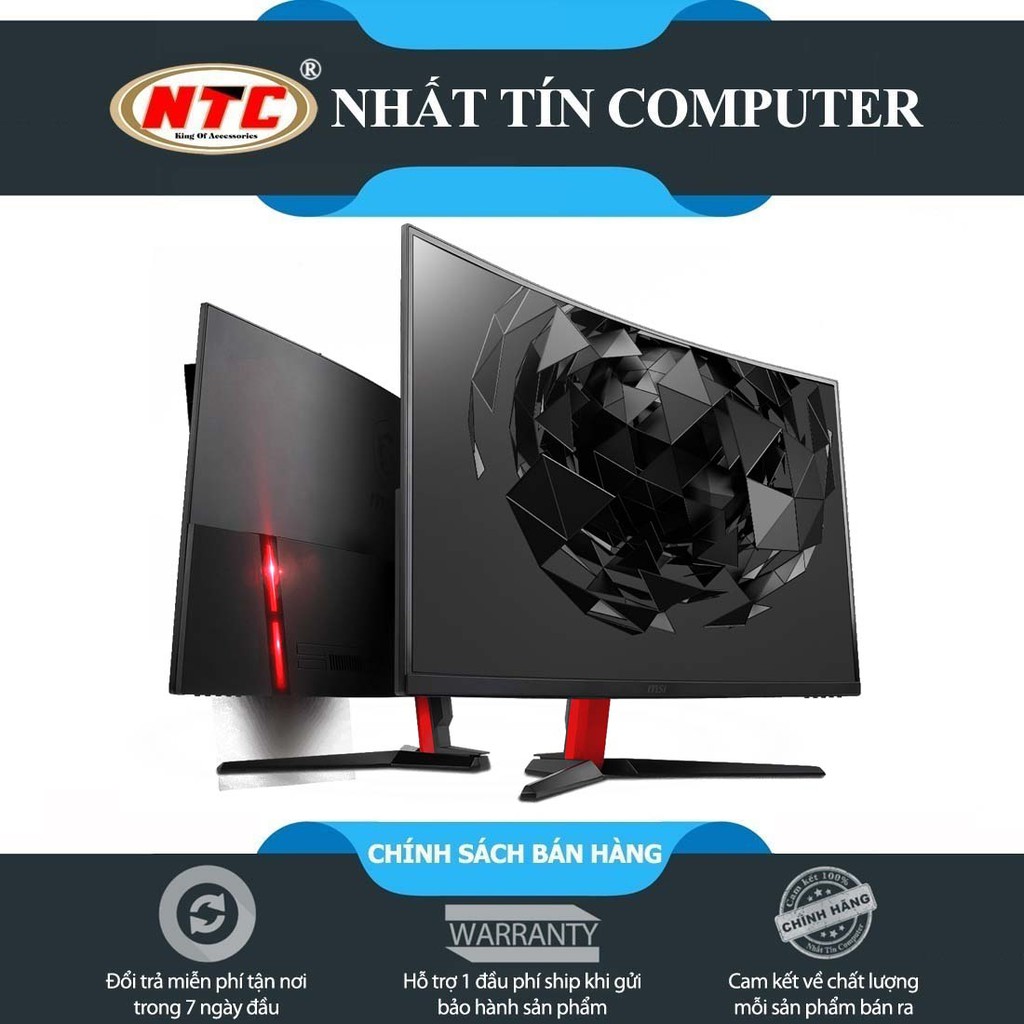 Màn hình máy tính LCD 31.5inch cong tràn viền MSI Optix AG32C chuẩn FullHD 1080p 165Hz (Đen)