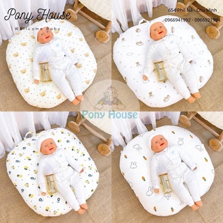 Gối Chống Trào Ngược Bunny - Đệm Chống Trào Ngược Xô Muslin Cho Bé Sơ Sinh