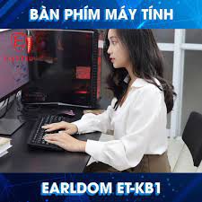 Bàn Phím Máy Tính Cơ Có Dây Chính Hãng Earldom ET-KB1 Gõ Cực Êm Siêu Bền