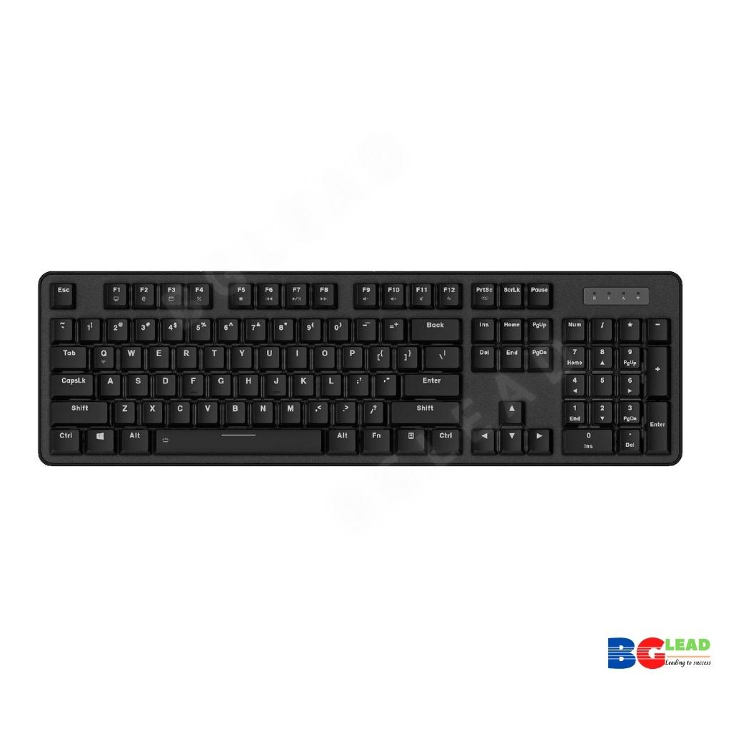 Bàn phím cơ không dây DAREU EK810G Black 104-Keys (Blue| Brown| Red D switch) - White Backlight