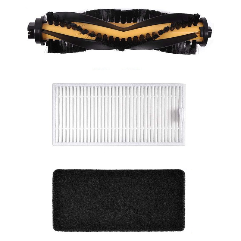 Set 17 Bộ Lọc Và Chổi Bên Cho Máy Hút Bụi Ecovacs Deebot 600 601 605 710 N79 N79S