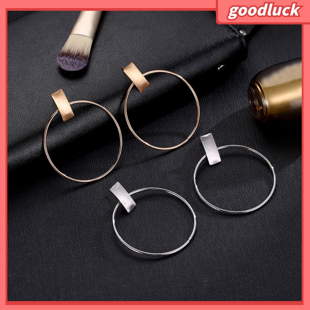 Bông tai nữ thiết kế hình học đơn giản cá tính