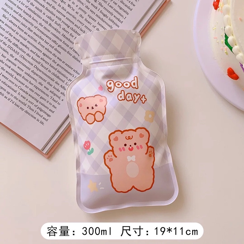 Túi chườm nóng lạnh mini túi sưởi làm ấm giảm đau bụng hình thỏ gấu dễ thương Nami