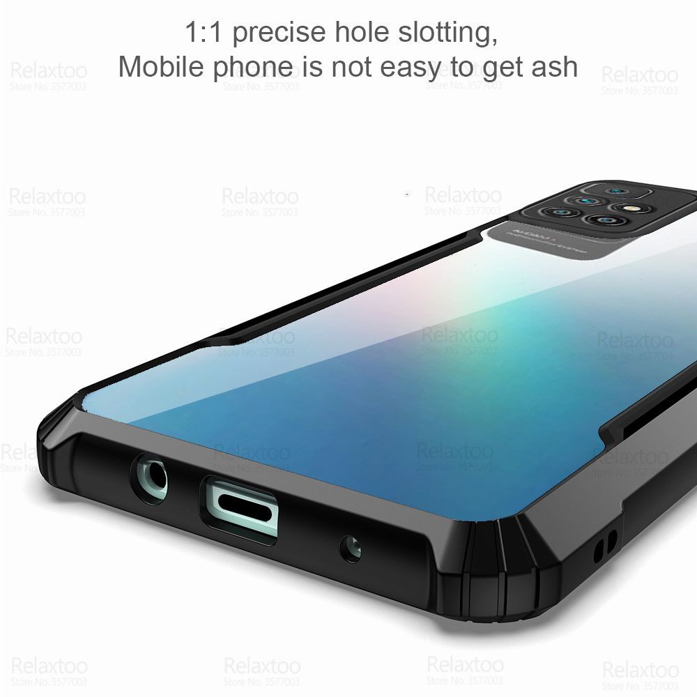 Ốp điện thoại acrylic trong suốt cho Xiaomi Redmi 10 Redme Red Me Note 10 Pro 10s Note10 S 10Pro Redmi10