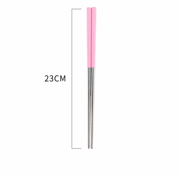 Đũa Làm Bằng Thép Không Gỉ 304 Và Rơm Lúa Mì Chống Trượt Phong Cách Nhật