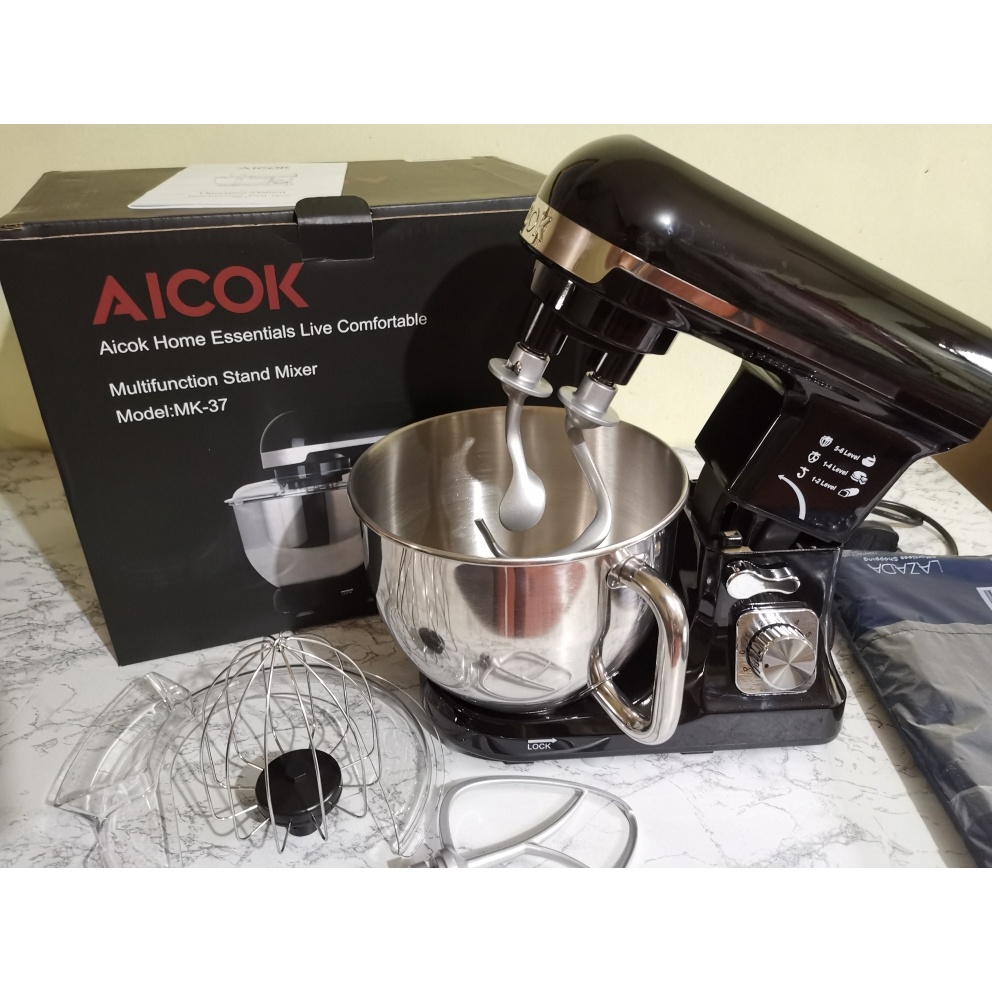 - Máy trộn bột AIKOK 5L 1000W 2 càng đánh bột