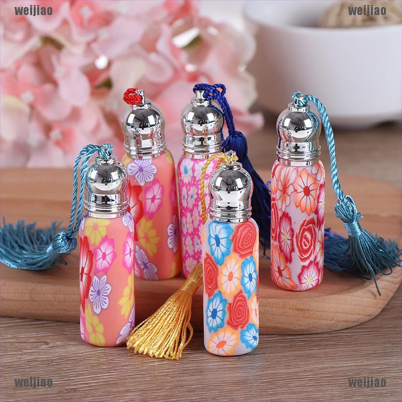 (hàng Mới Về) Bộ 1 / 4 Lọ Thủy Tinh Rỗng 6ml Dùng Chiết Nước Hoa Tiện Dụng