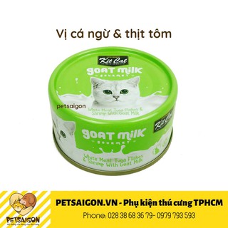Pate Cho Mèo KitCat Sữa Dê Lon 70G