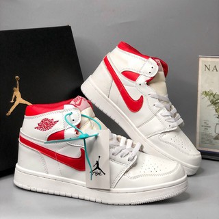 [ Fullbox ] Giày Jordan hàng đẹp màu trắng đỏ nữ cực đẹp