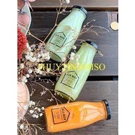 Combo 6 chai thủy tinh tròn đựng thức uống 250ml CT250
