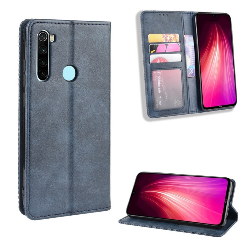 Bao da dạng ví Xiaomi Mi 9T, Redmi 9T, K20 Pro, Redmi 9, 9A, 9C, Redmi Note 8, Note 8 Pro ngăn đựng thẻ tiền
