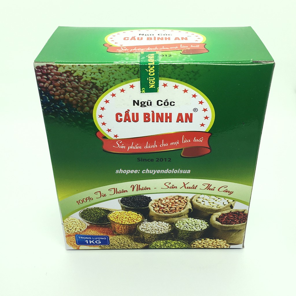 BỘT NGŨ CỐC LỢI SỮA GIẢM CÂN CẦU BÌNH AN 1KG