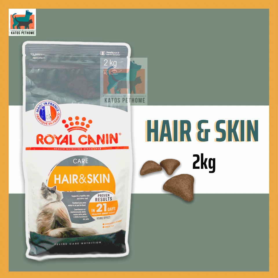 Thức ăn Royal Canin Hair &amp; Skin bao 2kg