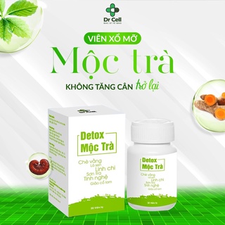 Detox Mộc Trà - Detox Thải mỡ - Detox xổ mỡ Dr Cell