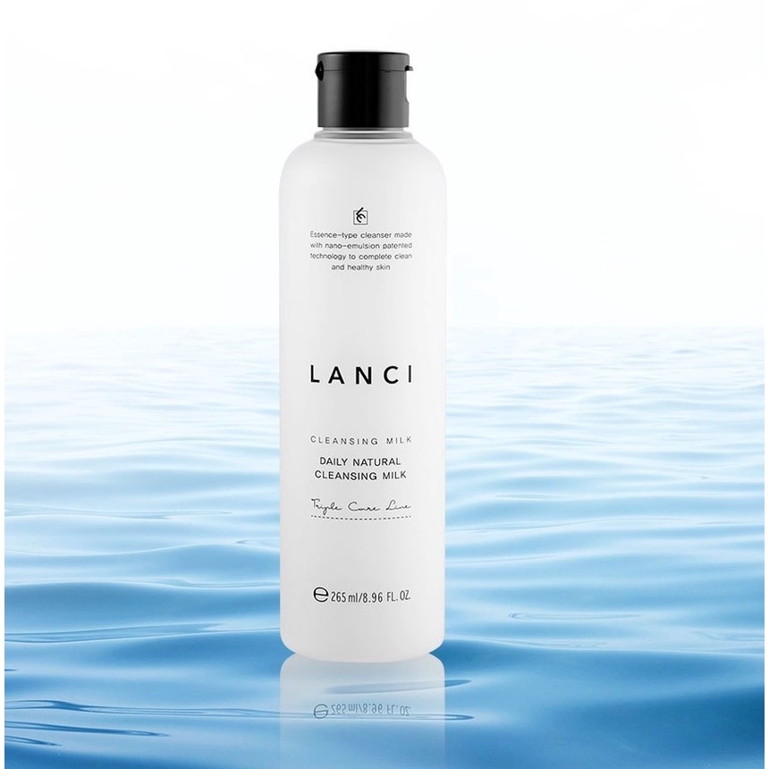 Sữa Tẩy Trang Lanci Chính Hãng Làm Sạch Da Đa Năng, Dưỡng Ẩm, Mịn Da Daily Natural Cleansing Milk 300ml-Hợp Mọi Loai Da