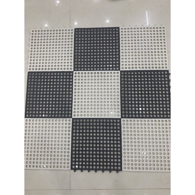 [ xa Kho] Tấm lót,thảm nhựa lỗ kháng khuẩn,chống trơn,trượt kt30*30 cm sạch sẽ,thoáng mát,êm chân,an toàn cho trẻ