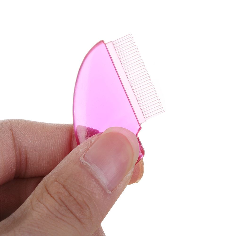 [Hàng mới về] Set 1/2 lược chải lông mi / lông mày bằng nhựa màu sắc ngẫu nhiên cho nữ