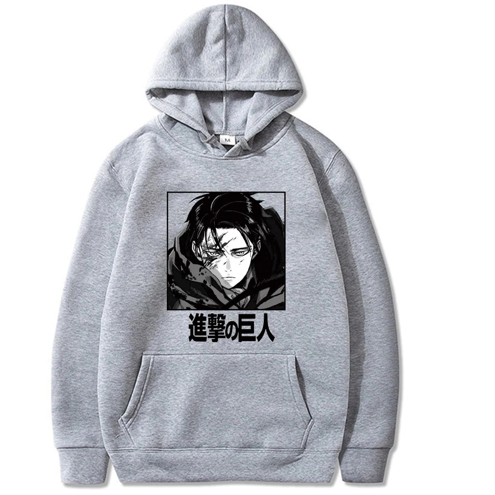 Áo hoodie tay dài dáng rộng họa tiết Anime Attack On Titan Nhật Bản 2021 | BigBuy360 - bigbuy360.vn