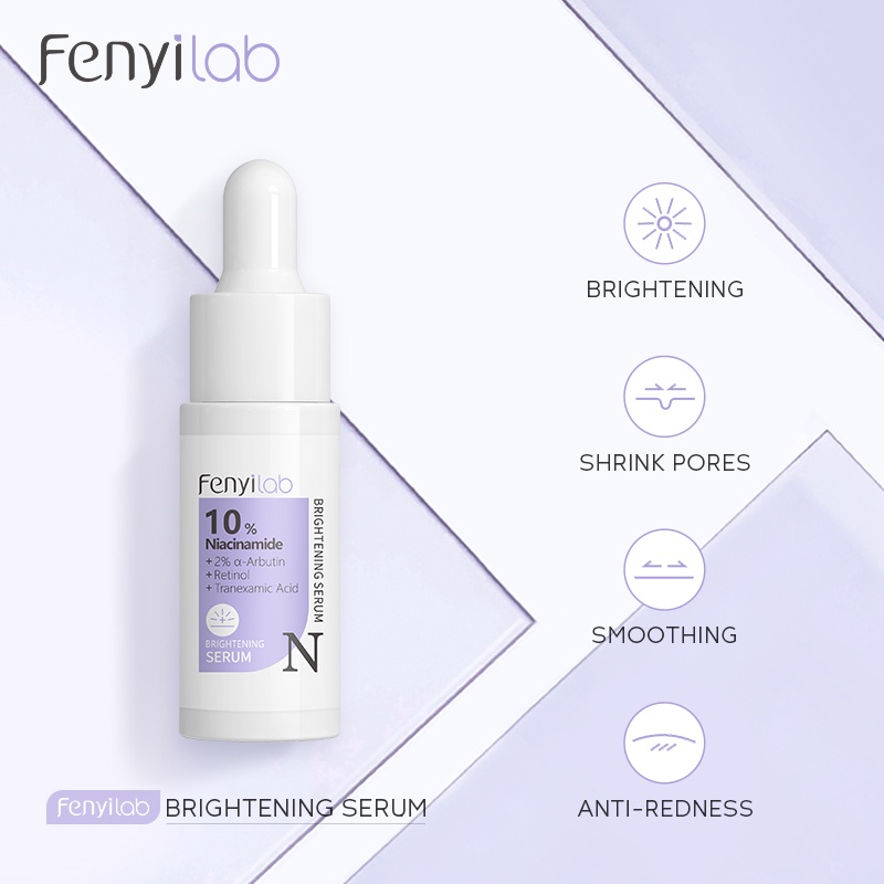 Serum FENYI lab 17ml Chứa 10% Niacinamide 2% Làm Sáng Da Thu Nhỏ Lỗ Chân Lông