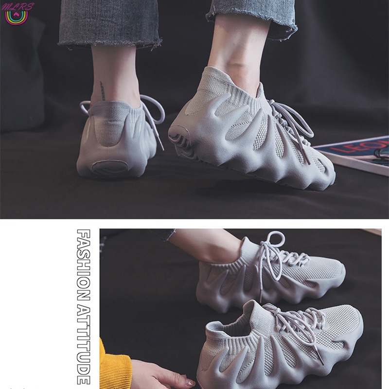 Giày sneaker thoáng khí trọng lượng nhẹ có đệm lót chống trượt cho nữ