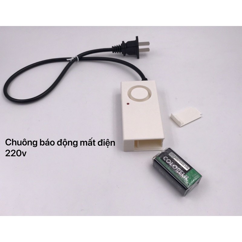 Chuông báo mất điện,cúp điện 1 pha 220v