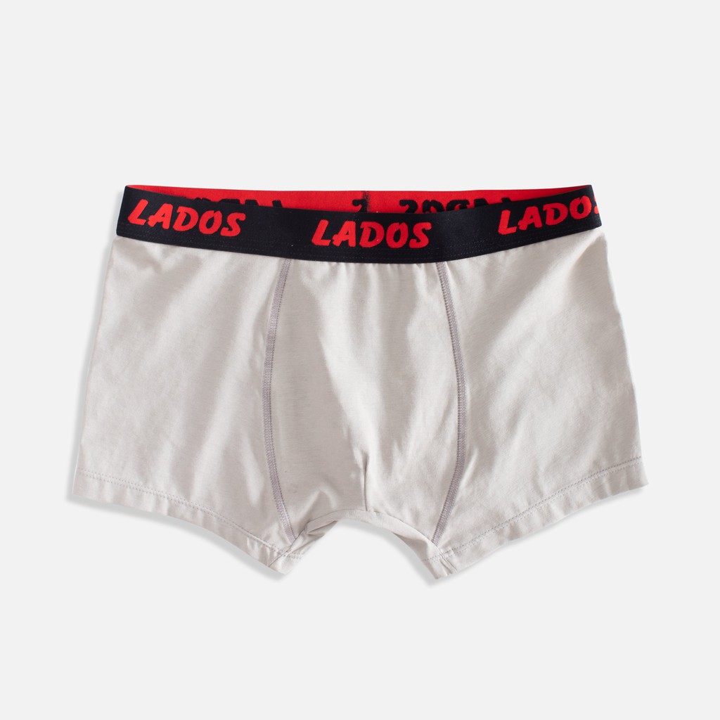 Quần lót boxer vải thun 100% cotton LADOS - 4114 co giãn thoải mái - Quần lót boxer form chuẩn