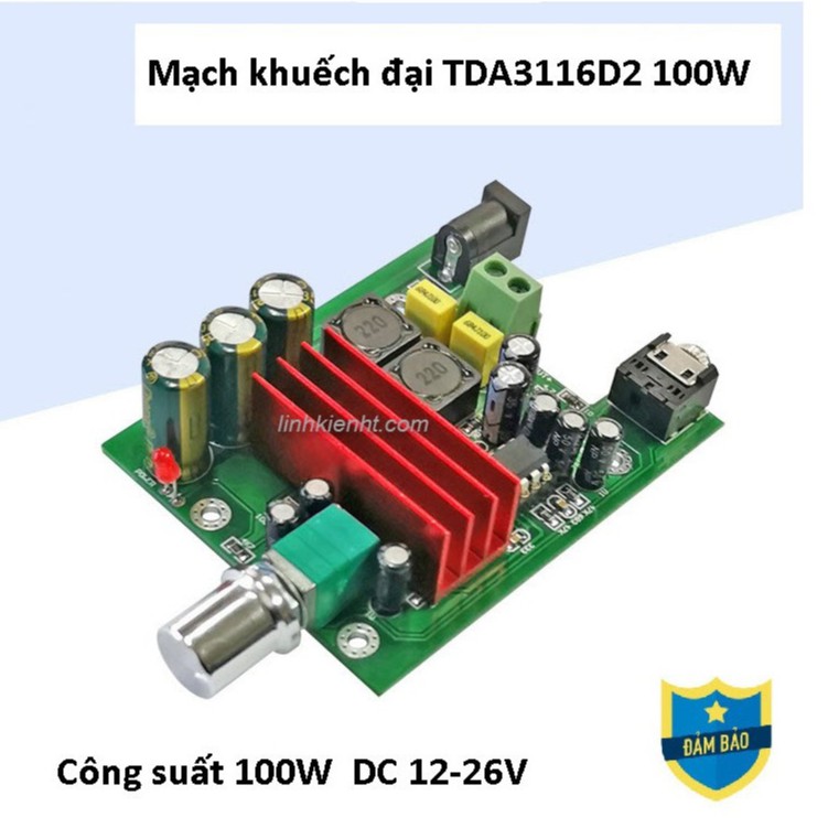 TPA3116D2 Mạch khuếch đại công suất kỹ thuật số siêu trầm TPA3116  TDA3116D2 TDA3116 100W mạch sub