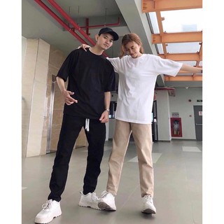 Quần Baggy Nam Nữ Kaki Ống Suông Unisex