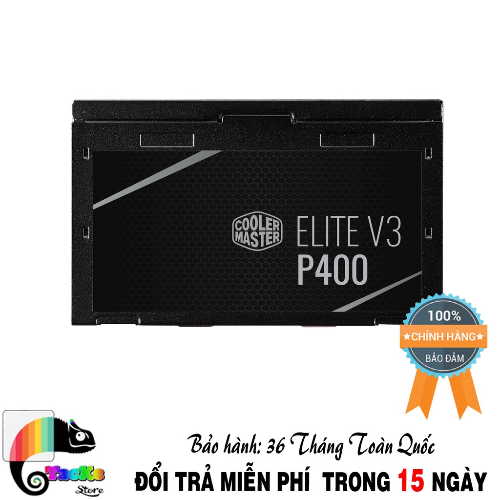 Nguồn máy tính Cooler Master Elite V3 PC400 230V Box I PSU CoolerMasster Elite P400 230V - V3 New Full Box