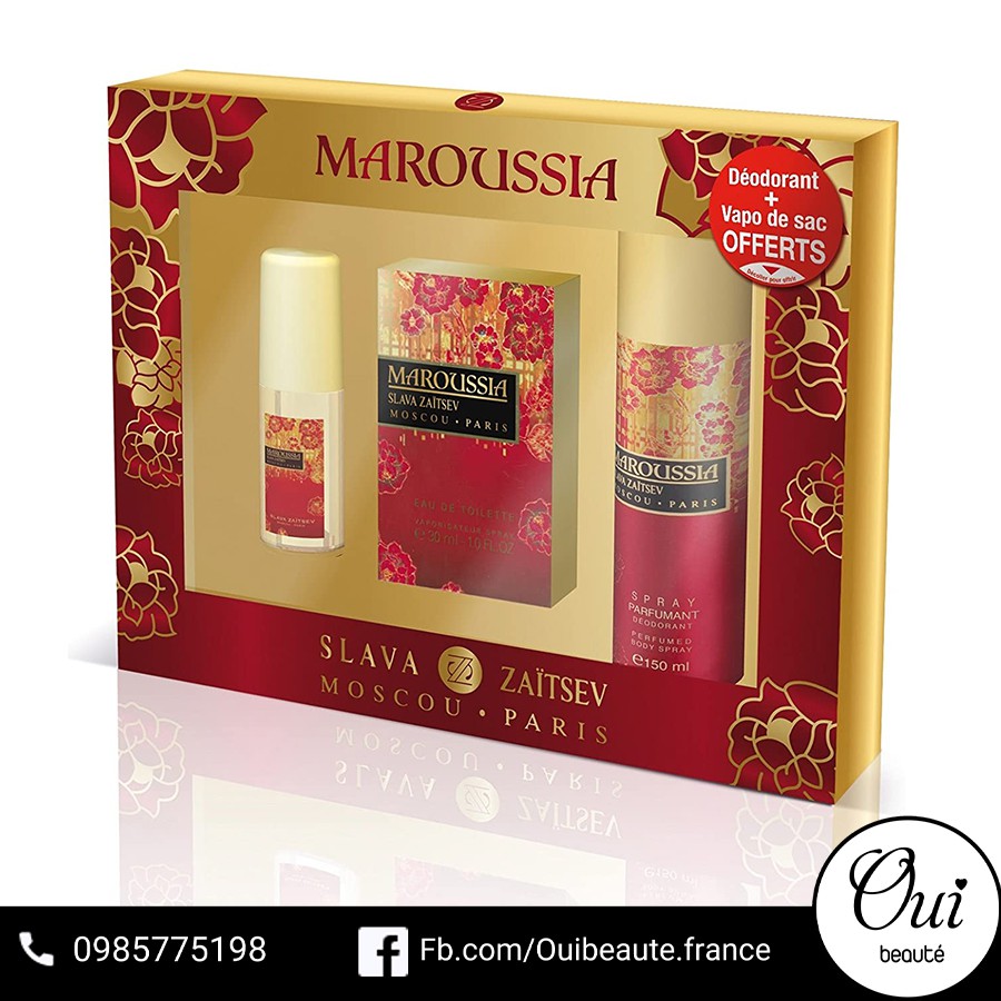 Gift Set quà tặng Maroussia Slava Zaitsev EDT Ouibeaute