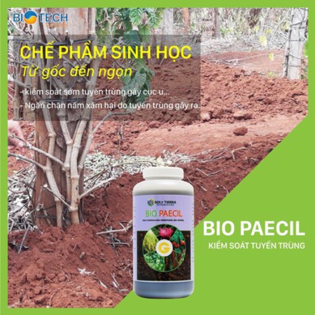 Hàng Mỹ - Vi Sinh Đặc Trị Tuyến Trùng Hại Rễ - Bio Paecil - Chai 1 Lít