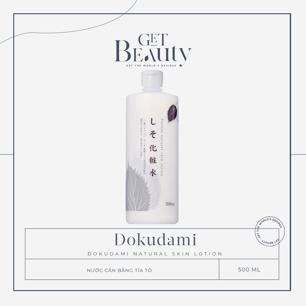 TONER TÍA TÔ DOKUDAMI NATURAL SKIN LOTION TRẮNG DA, GIẢM MỤN LOTION 500ML