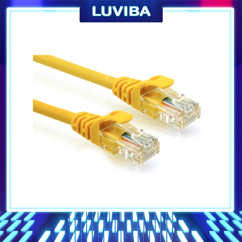 Dây mạng lan cat5e bấm sẵn 2 đầu 1.5m internet LUVIBA DM1